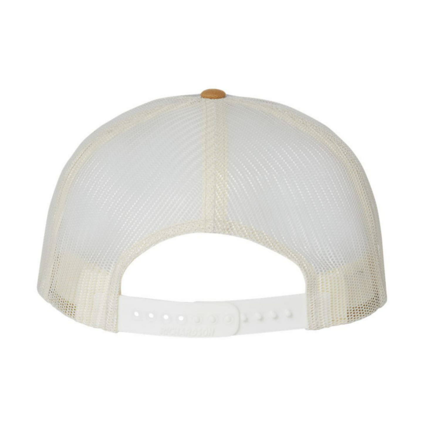 PVC Rubber Patch Flat Bill Hat | Heathered Grey/Birch