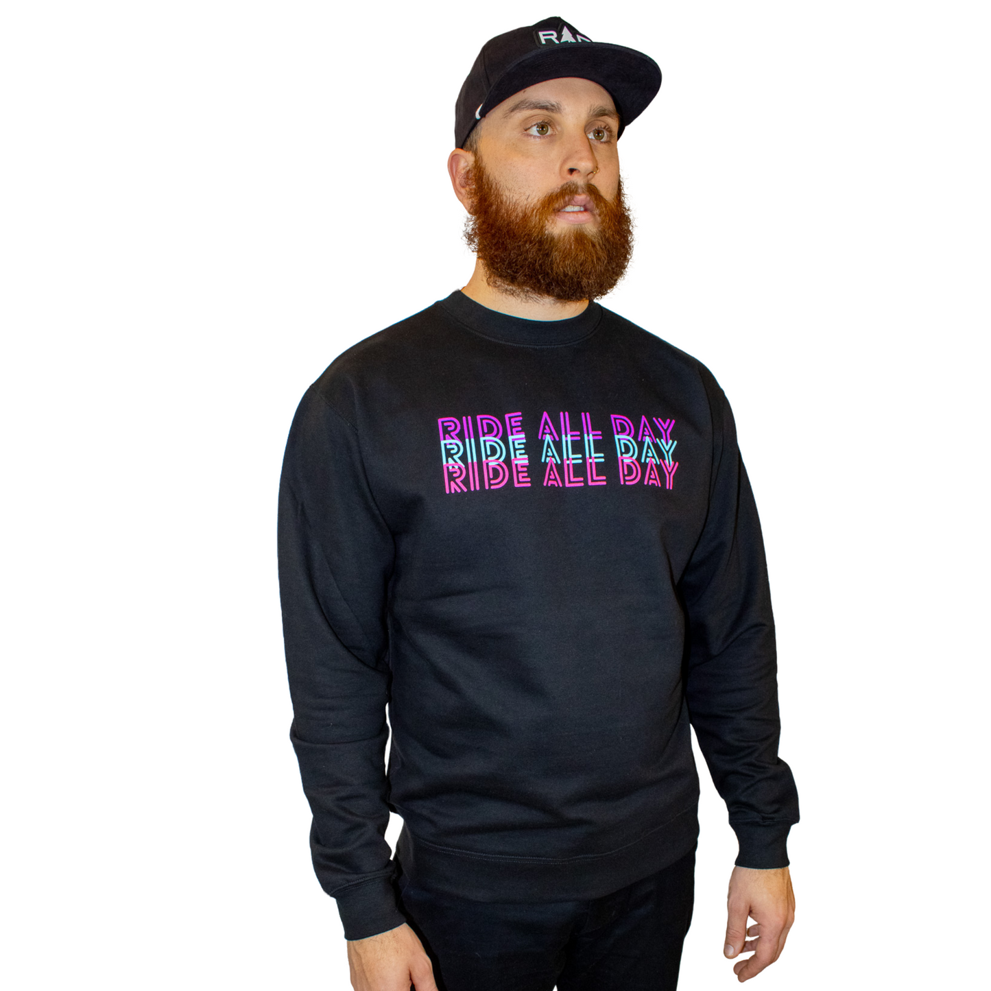 Crew Neck Sweatshirt | Neon Lights