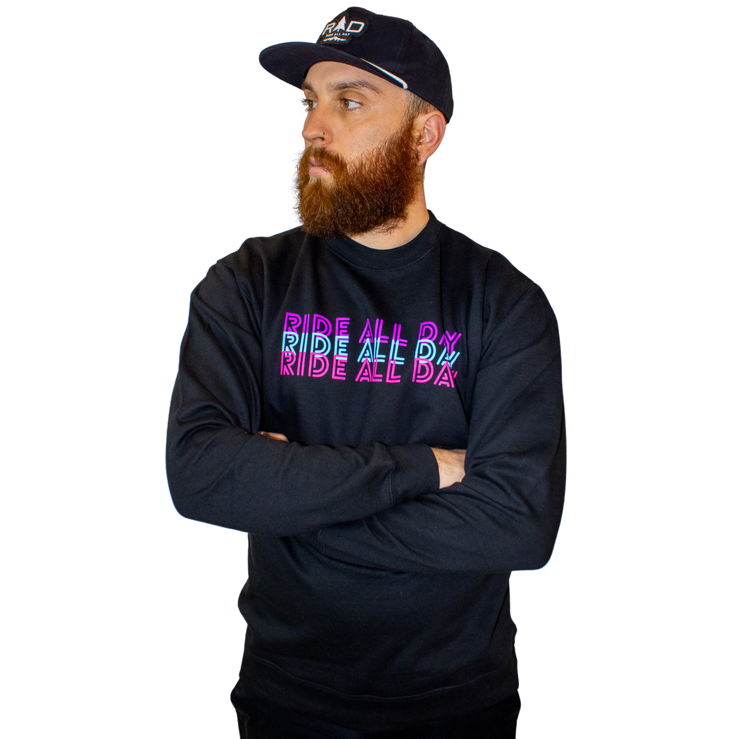 Crew Neck Sweatshirt | Neon Lights
