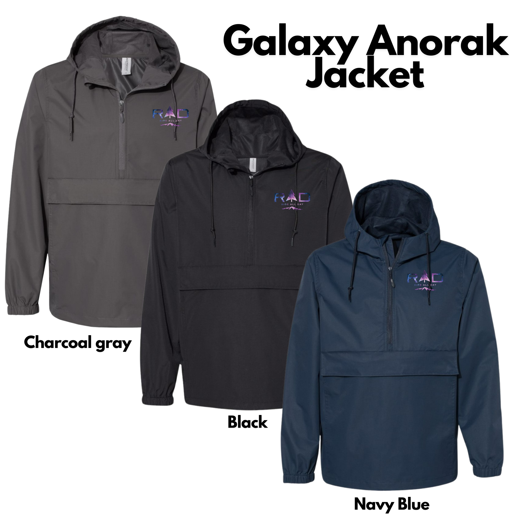 Galaxy Anorak Jacket – Ride All Day Apparel Galaxy Anorak Jacket – Ride All Day Apparel