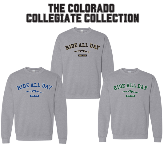 Ride All Day x Football Crewnecks